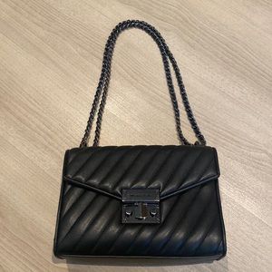 Michael kors black convertible purse